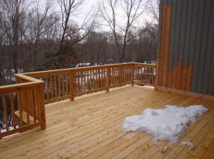 Decking completed
